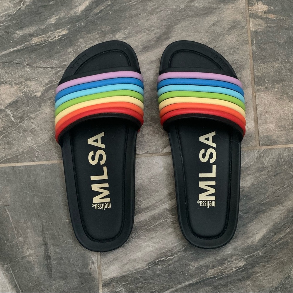Melissa Women’s Slides / Rainbow Sandals